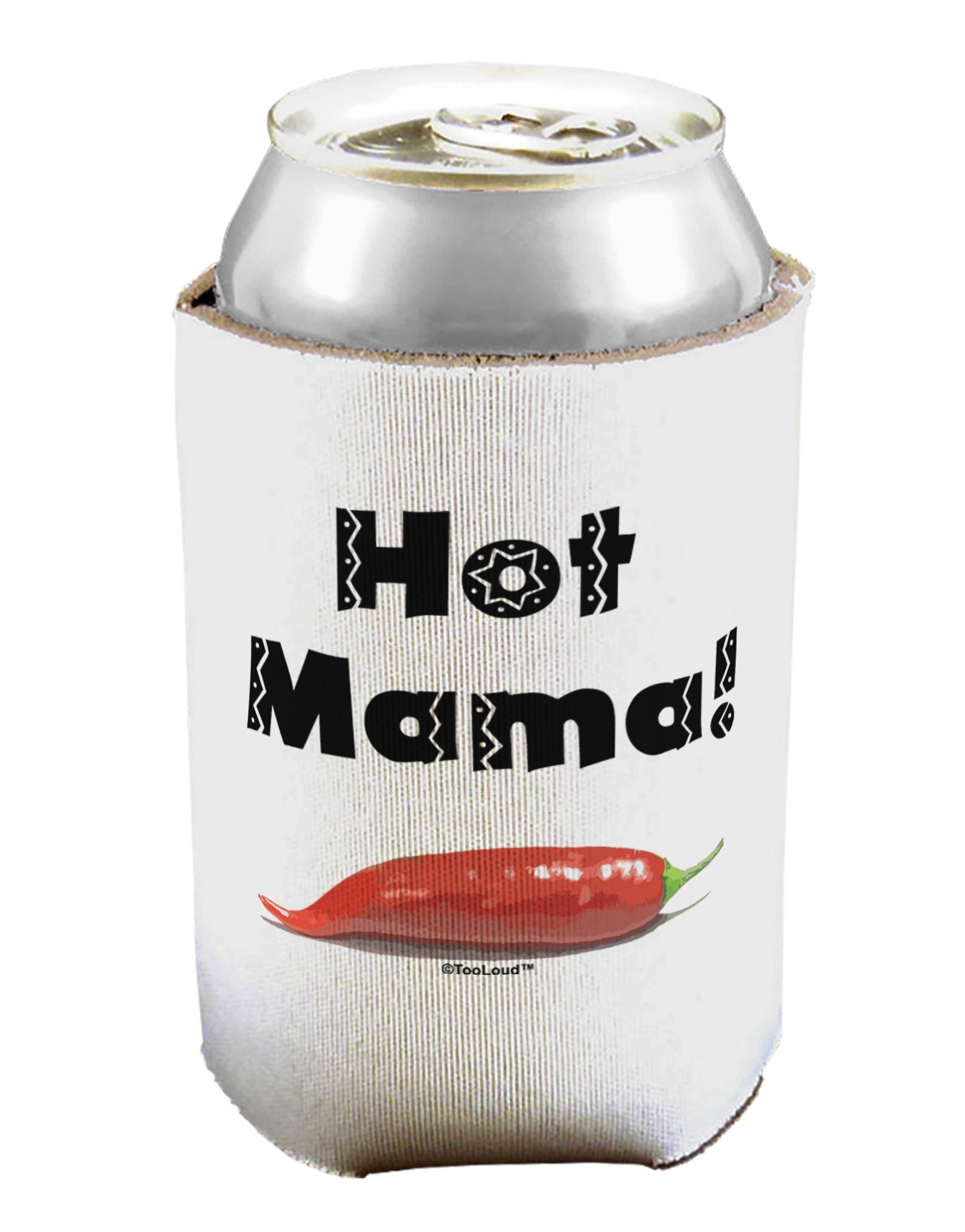 TOOLOUD Hot Mama Chili Pepper Can & Bottle Insulator Cooler - 2 Pack, Keep Drinks Cold for Hours, Perfect for BBQs, Picnics, Beach Parties & Outdoor Events