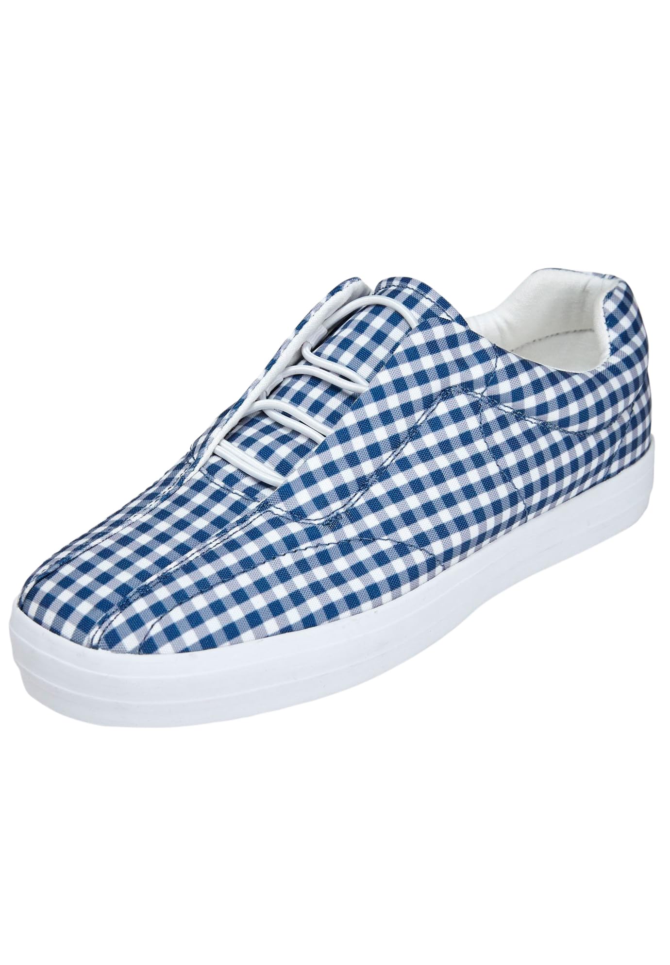 Comfortview Women's Wide Width Bungee Sneakers - Lightweight Walking Shoes for Women with Arch Support - Perfect for Walking, Running & Casual Wear