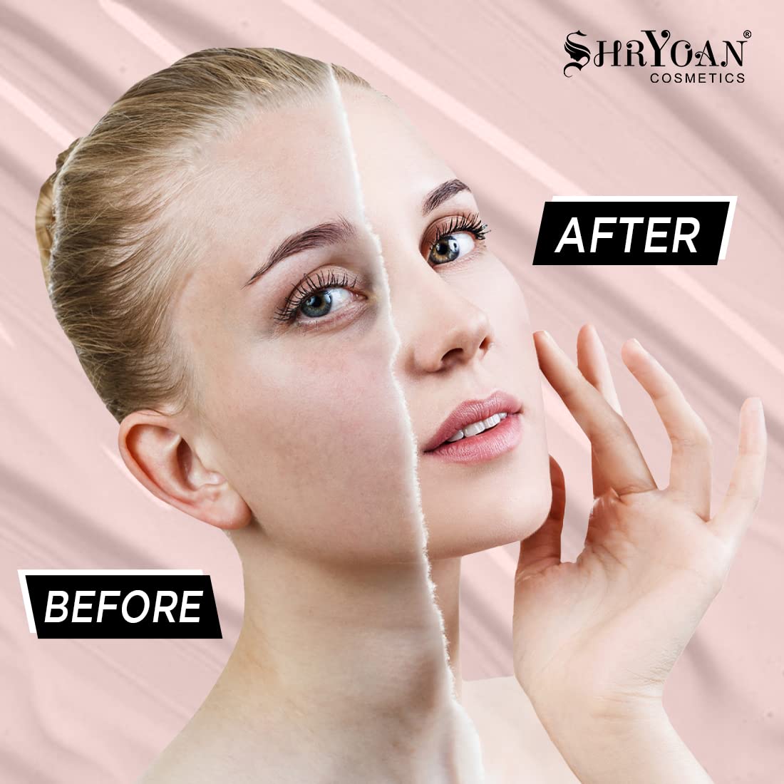 Shryoan Premium Milk Base Face Primer - 35g Hydrating Makeup Base for Flawless Skin | Perfect for Daily Use, Special Occasions & Photography Makeup