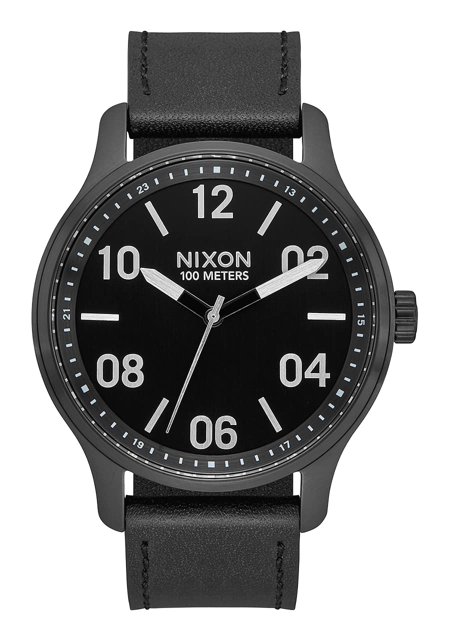 NIXON Patrol Watch - Waterproof Sports Watch for Men & Women | Durable Stainless Steel Design | Perfect for Outdoor Adventures, Hiking & Running