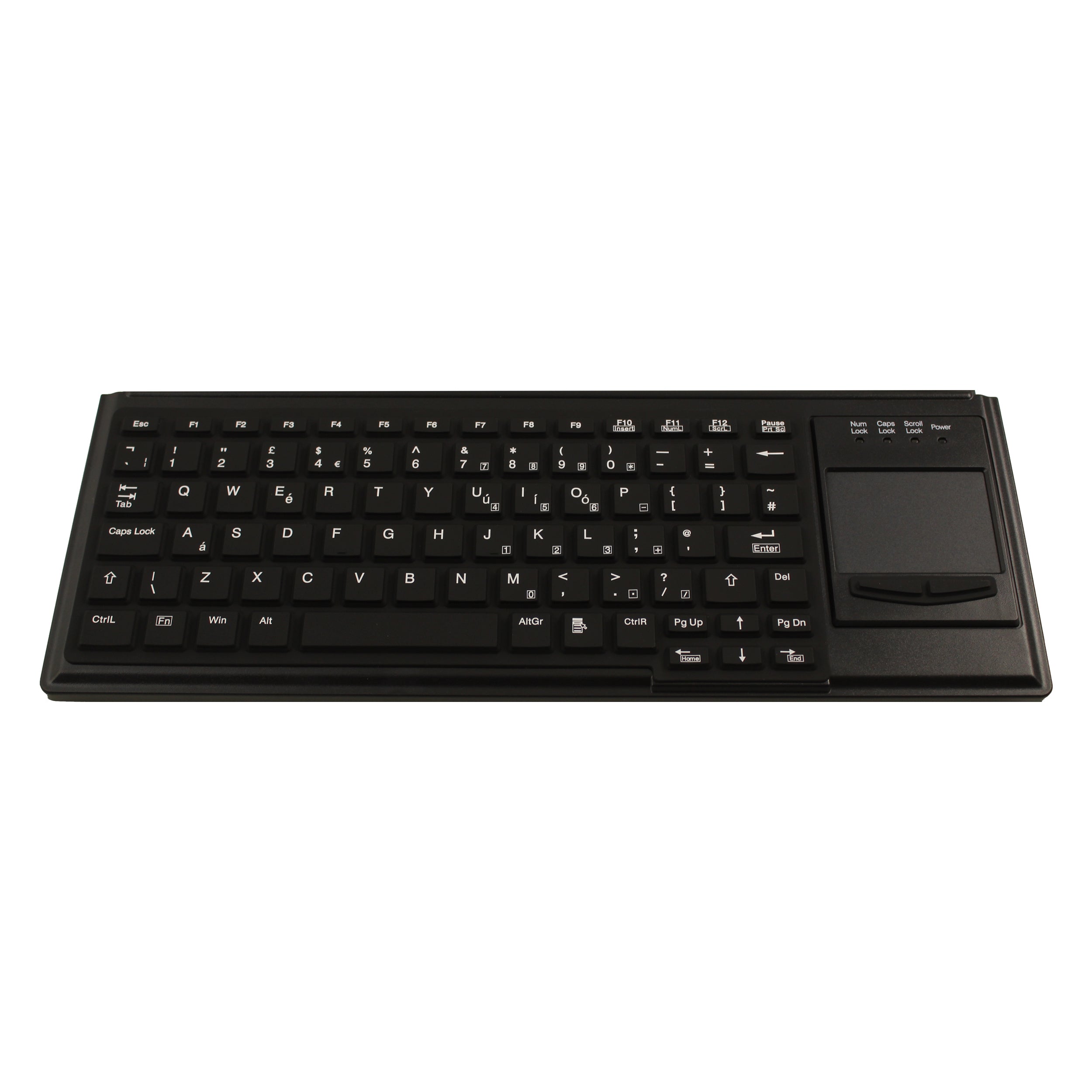 Accuratus K82F Waterproof Keyboard with Built-in Touchpad - Perfect for Office, Gaming & Outdoor Use