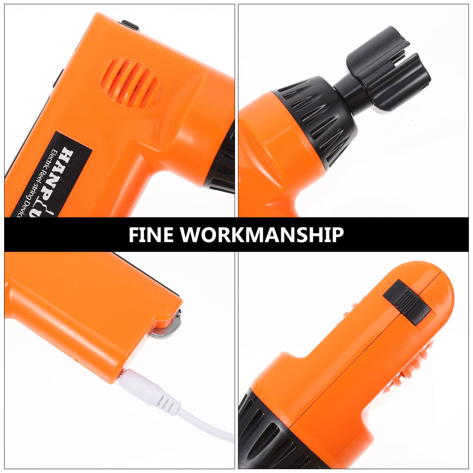 ERINGOGO 3-in-1 Electric Guitar String Winder & Cutter - Professional Power Tool for Fast String Changing | Perfect for Guitar Maintenance, Music Studio & Live Performances