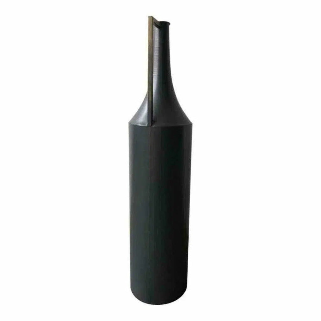 35 Inch Black Industrial Metal Vase - Modern Home Decor for Living Room, Office & Wedding Centerpieces