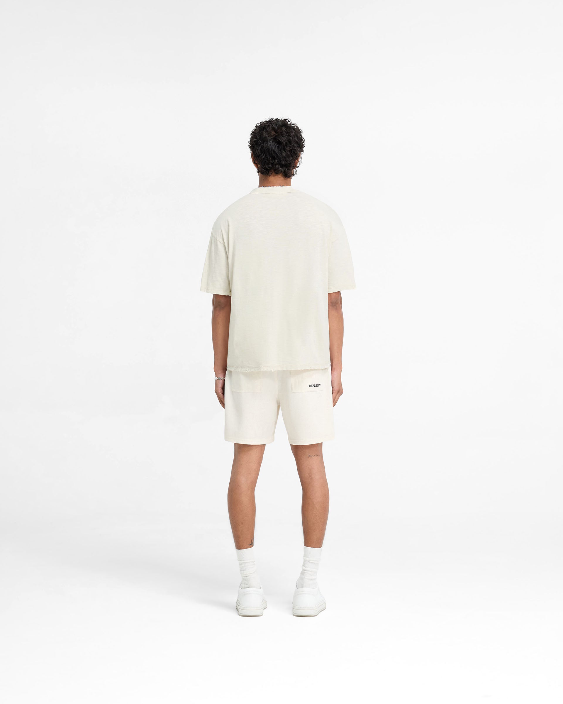 Slub T-Shirt for Men & Women | Soft Cotton White Sand Color | Perfect for Casual Wear, Summer Outfits & Beach Vacations