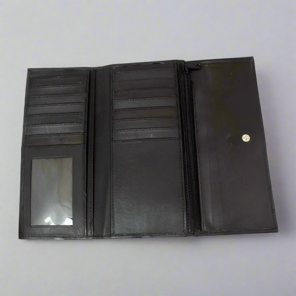 BOL Women's RFID Blocking Leather Wallet - Slim Trifold Design for Credit Cards & Cash - Perfect for Travel, Shopping & Everyday Use