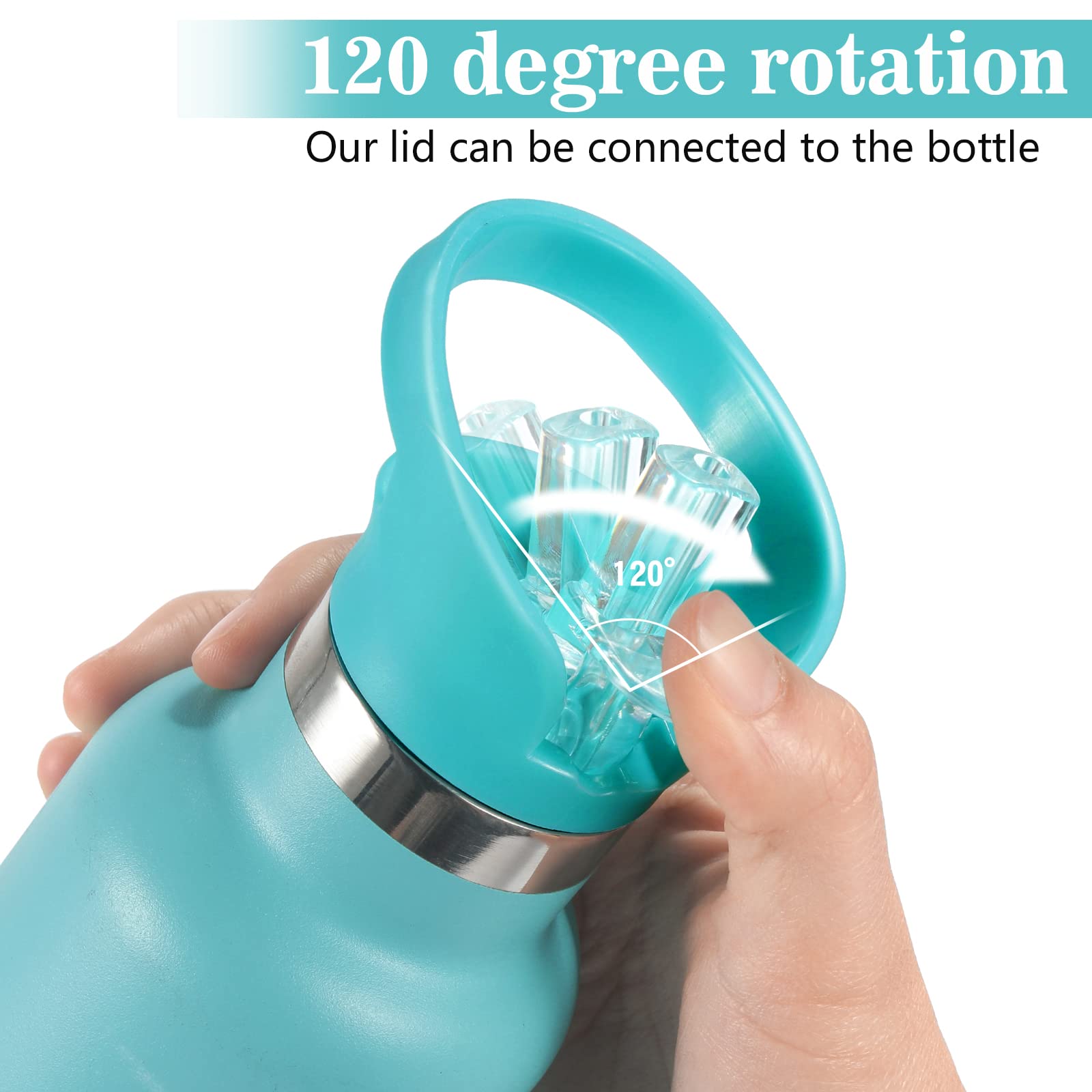 Morla Standard Size Lid - Compatible with Hydro Flask & Simple Modern Ascent Water Bottles | Leak-Proof, Durable Replacement Cap for Outdoor, Gym & Daily Hydration