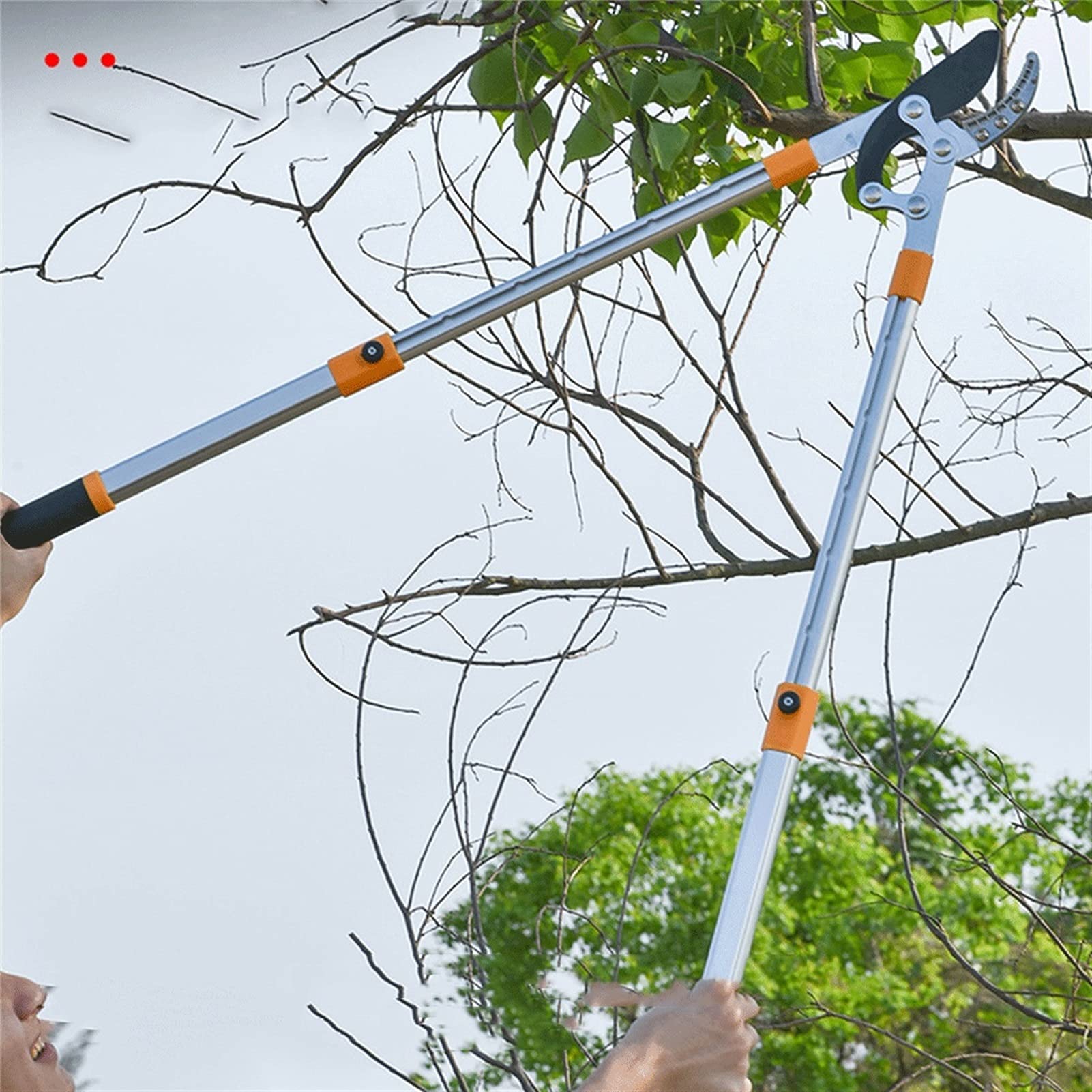 Professional Anvil Loppers for Gardening - Sharp Heavy Duty Pruning Shears, Ratchet Lopper for Cutting Thick Branches, Ideal for Tree Trimming, Landscaping & Garden Maintenance