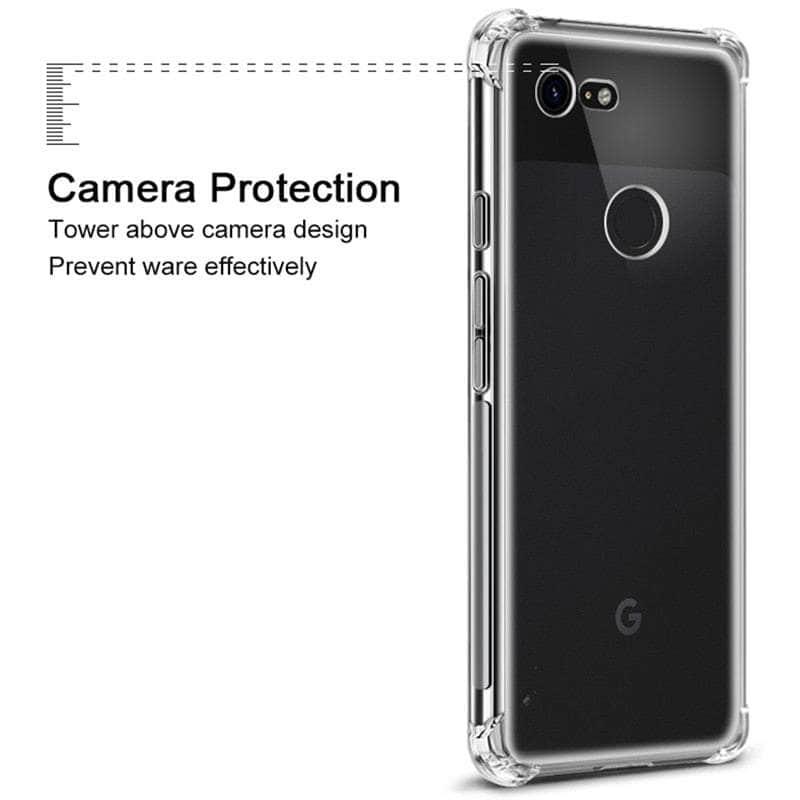 Shockproof Pixel 7 Pro Case with Airbag Technology - Soft Silicone TPU Phone Cover for Google Pixel 7 Pro - Perfect for Outdoor Activities, Sports & Daily Protection