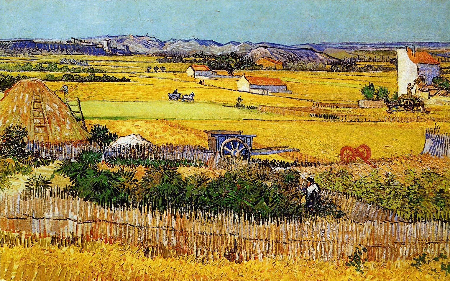 1000-Piece Van Gogh Wheat Field Jigsaw Puzzle for Adults & Teens - Famous Art Painting Puzzle (19.69x27.56 Inches) - Perfect for Family Game Night, Stress Relief & Home Decor