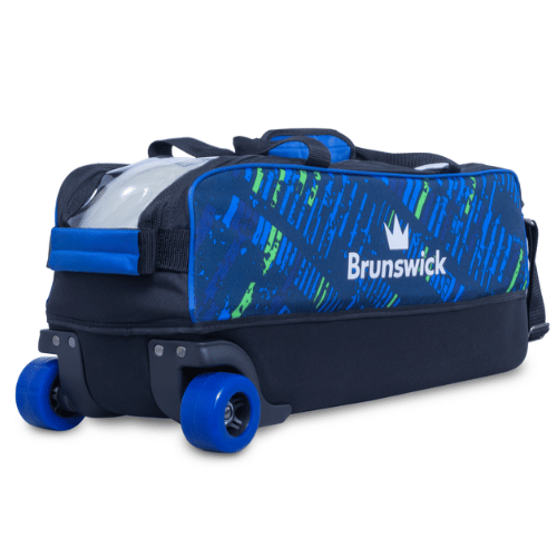 Brunswick Punisher 3 Ball Tote Bowling Bag - Lightweight & Durable Bowling Accessory for Men & Women - Perfect for League Play & Practice Sessions