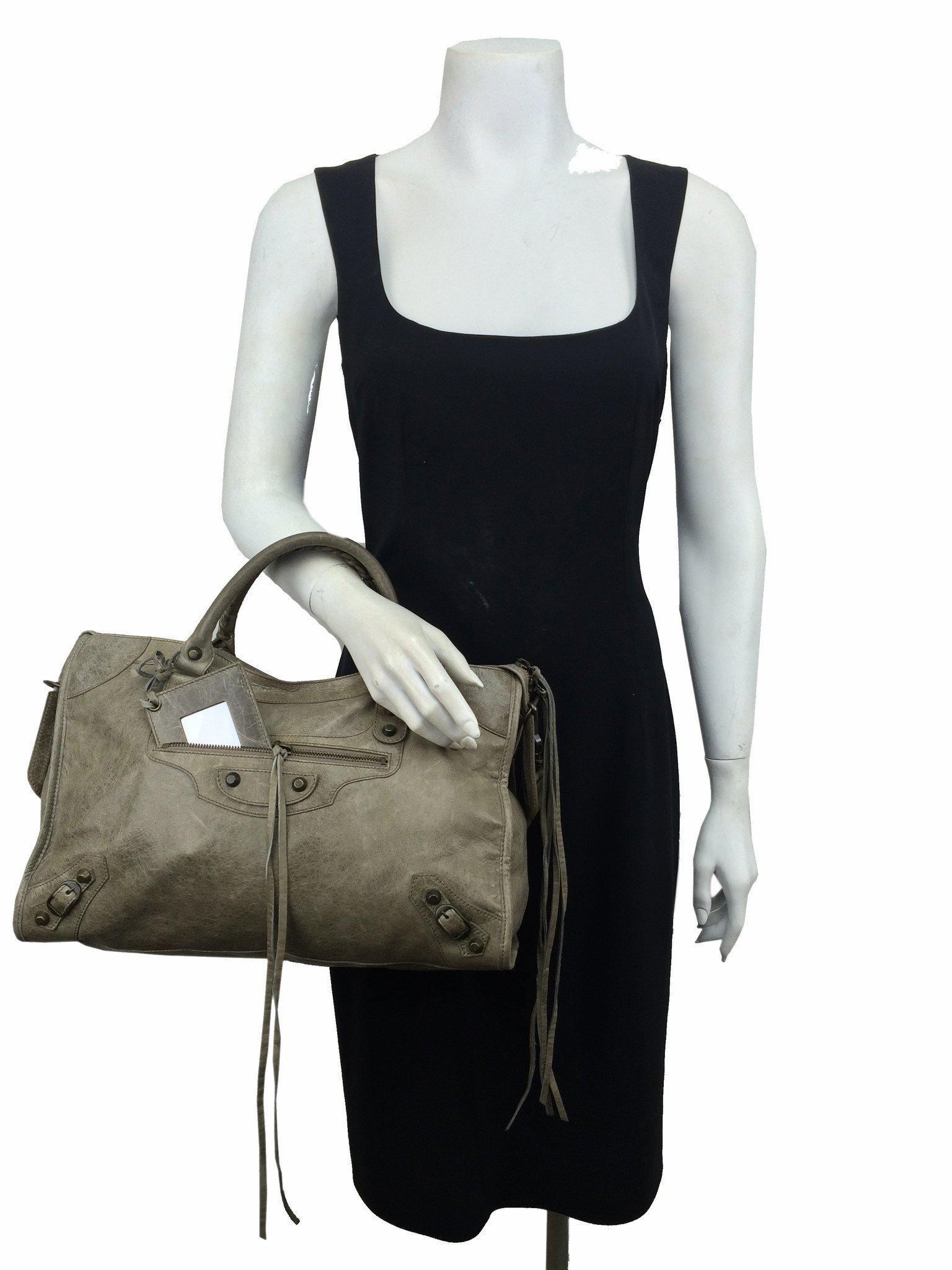 Balenciaga Classic City Bag in Lambskin Leather - Luxury Designer Handbag for Women, Perfect for Work, Travel & Everyday Use