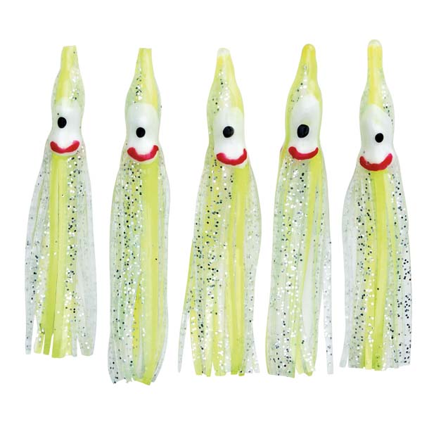 Boone UV Bait Hoochie - Premium Glow Fishing Lure for Saltwater & Freshwater - Perfect for Night Fishing and Deep Water Angling