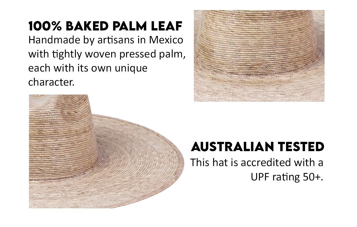 Lack of Color Women's Palma Wide Brim Fedora Hat - Stylish Sun Hat for Beach, Summer Outfits & Outdoor Activities