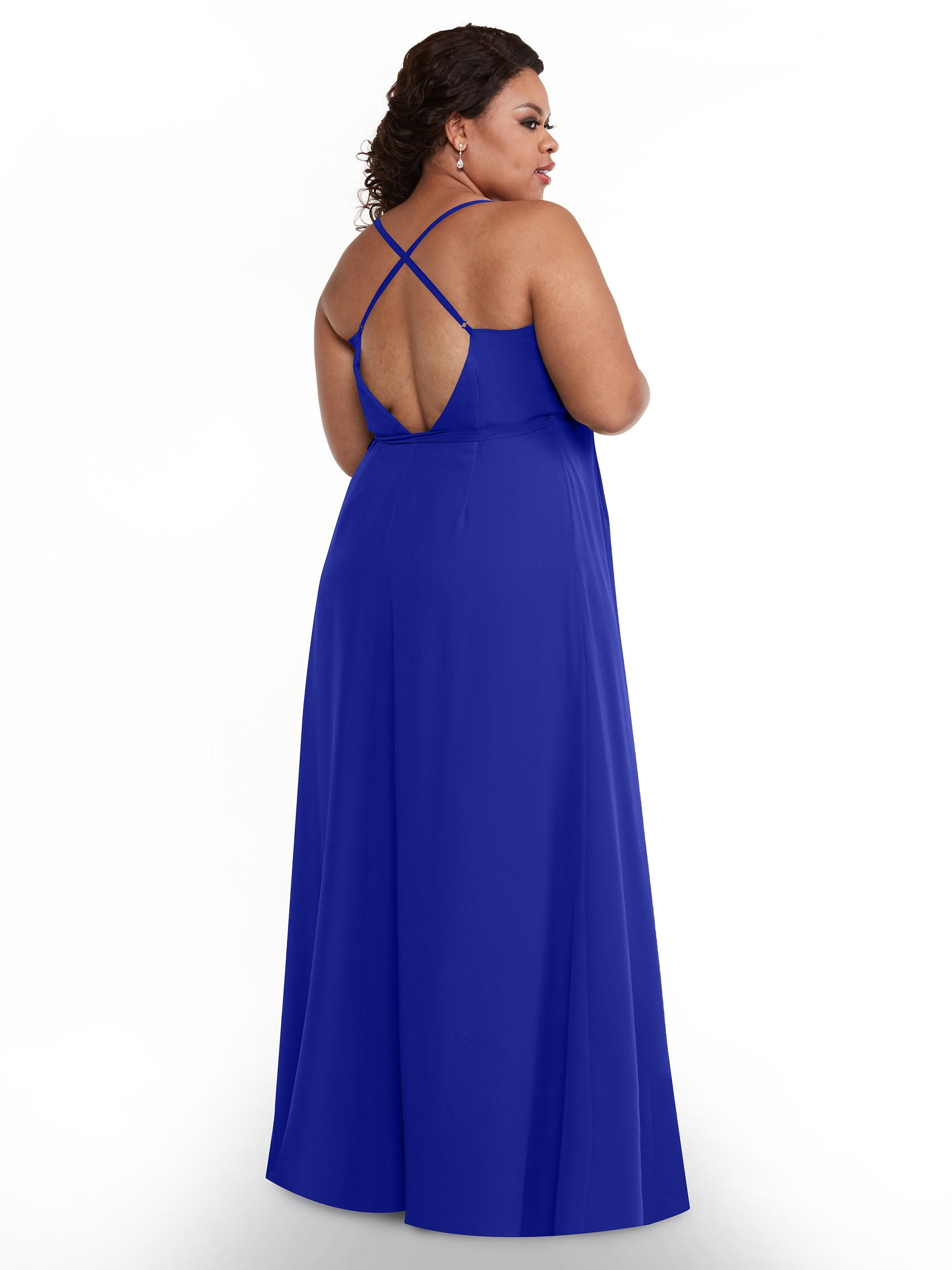 Elegant 80171 Sheath Chiffon Bridesmaid Dress with Adjustable Self-Tie Waist Sash - Perfect for Weddings, Formal Events & Special Occasions