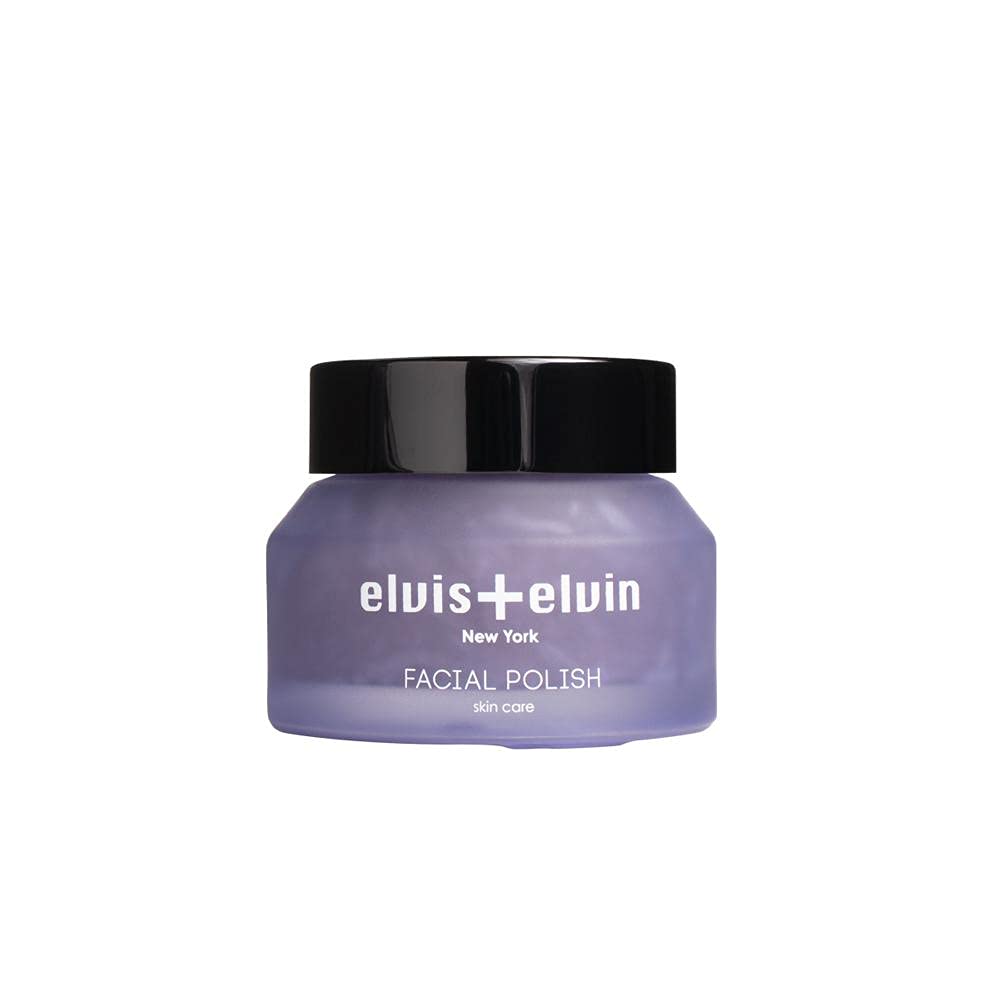 Elvis+Elvin Lilac Facial Polish - Exfoliating Scrub for Glowing Skin | Perfect for Daily Skincare Routine & Spa Nights