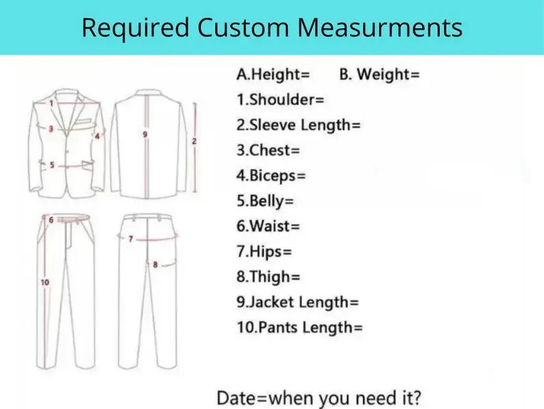 Men's Dark Green Classic 6-Piece Tuxedo Suit Set | Premium Italian Design | Perfect for Weddings, Prom & Formal Events