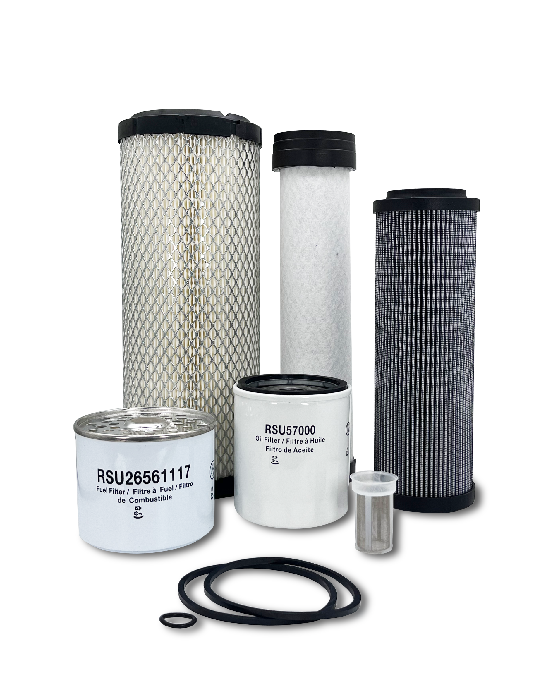 HERO® Maintenance Filter Kit for Terex PT30 Skid Steer Loader - Air, Oil & Hydraulic Filters - Perfect for Construction & Farm Equipment Maintenance