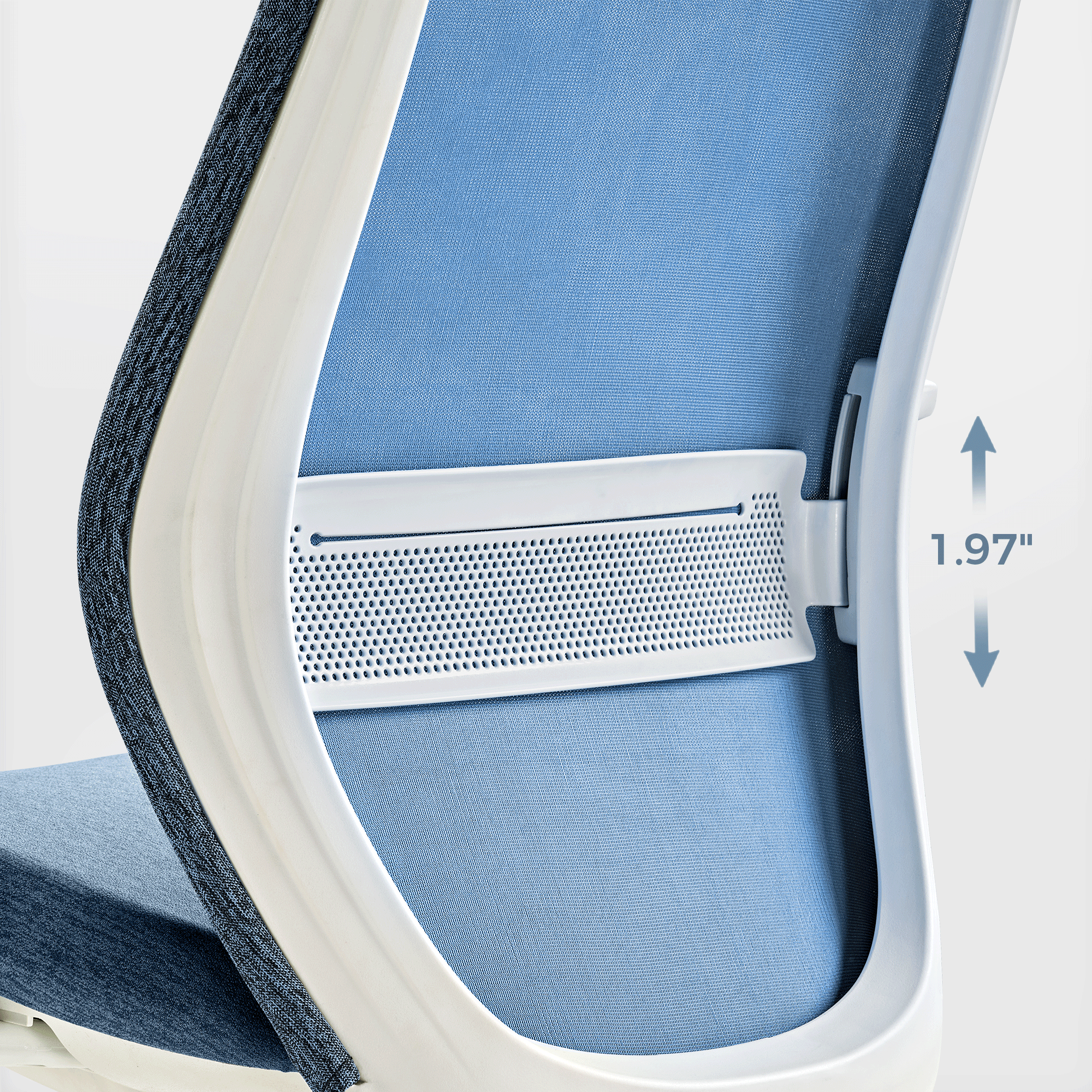 Ergonomic Office Chair - Skylar Lite Duo Hue Adjustable Height Swivel Task Chair for Home & Office Workspace, Comfortable Computer Desk Chair for Long Hours Sitting, Perfect for Gaming, Studying, and Remote Work