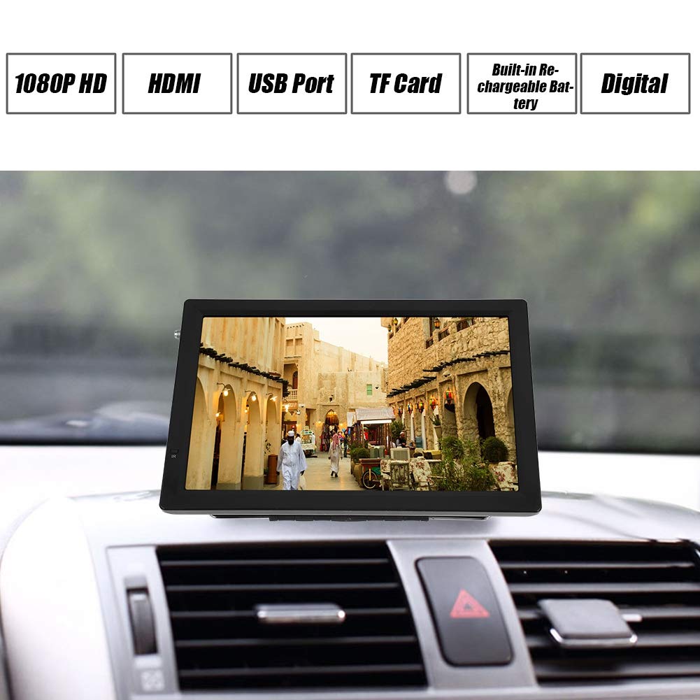 14 Inch Mini HD Digital TV - Portable LCD Monitor for Home, Car, RV, and Office | Perfect for Travel, Camping, and Small Spaces