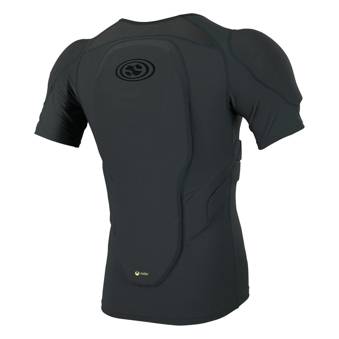 IXS Kids Trigger Upper Body Protective Jersey - Grey Small | Zipper Closure, X-Matter Protective Foam, Flex Zip Technology | Youth Motocross, BMX, Mountain Biking Safety Gear for Boys & Girls