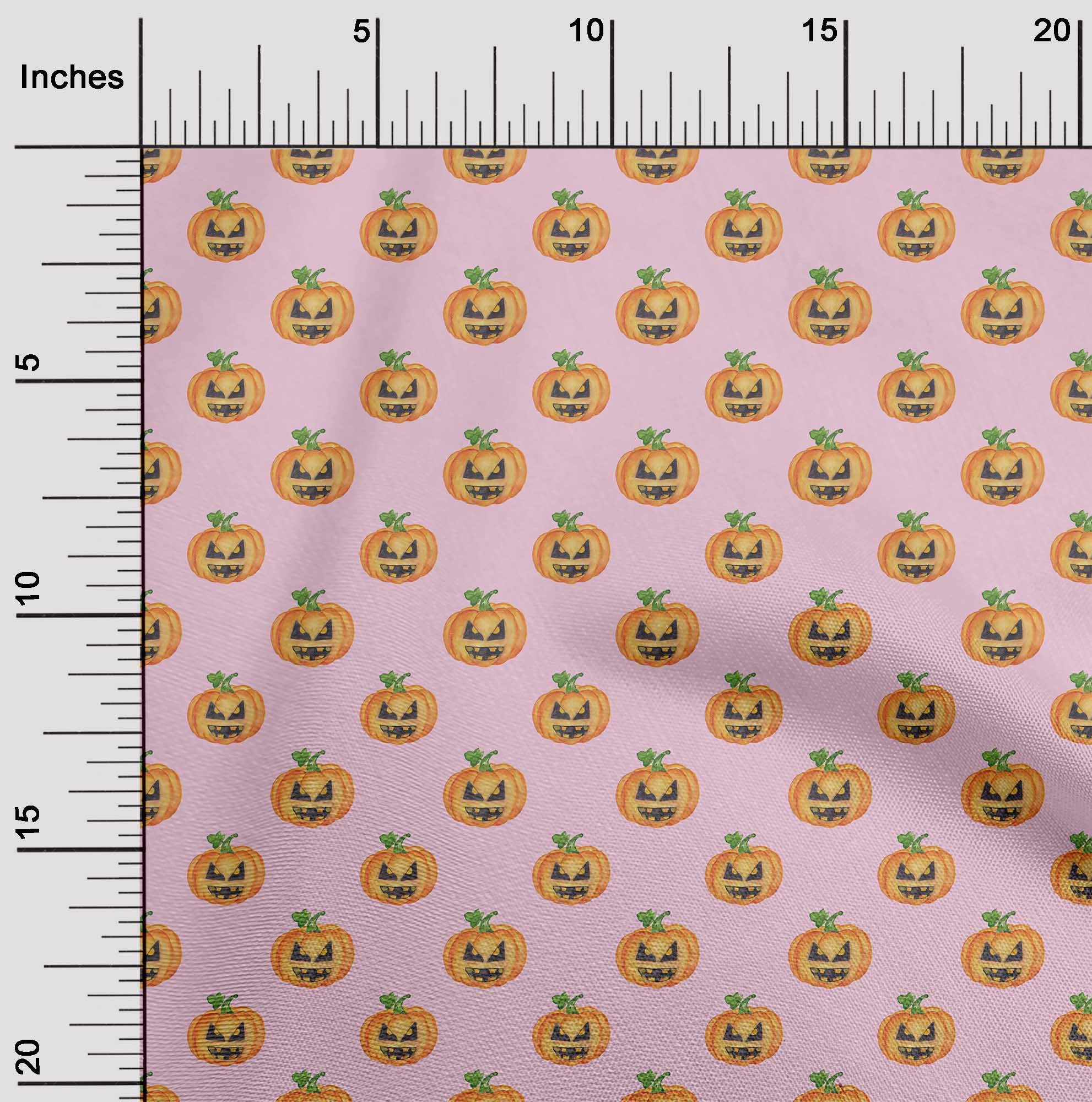 oneOone Polyester Spandex Blush Pink Fabric - 56-Inch Wide Dress Material for Halloween Costumes, DIY Projects & Home Decor | Soft Stretch Print Fabric by The Yard
