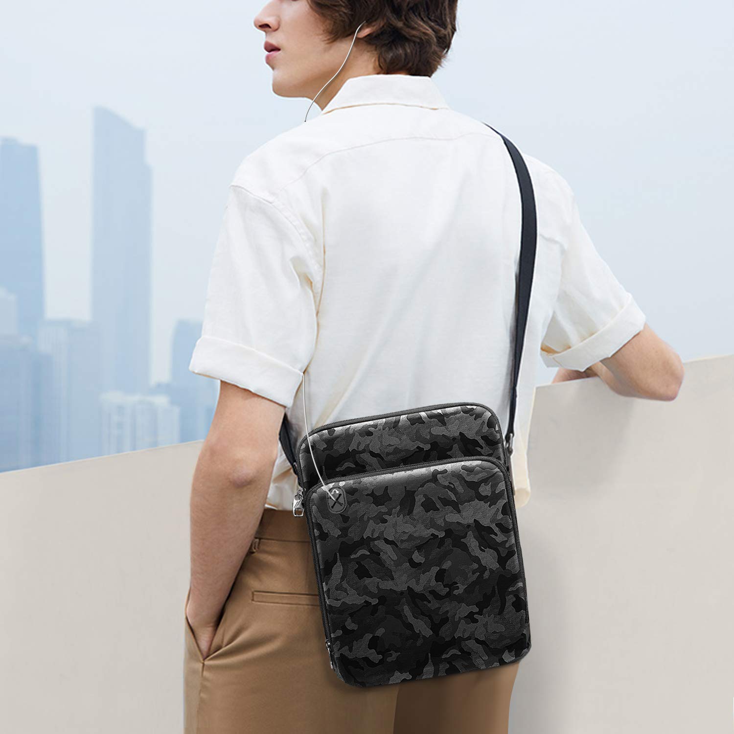 FINPAC 11 Inch Tablet Sleeve Case - Protective Briefcase Shoulder Bag for 11