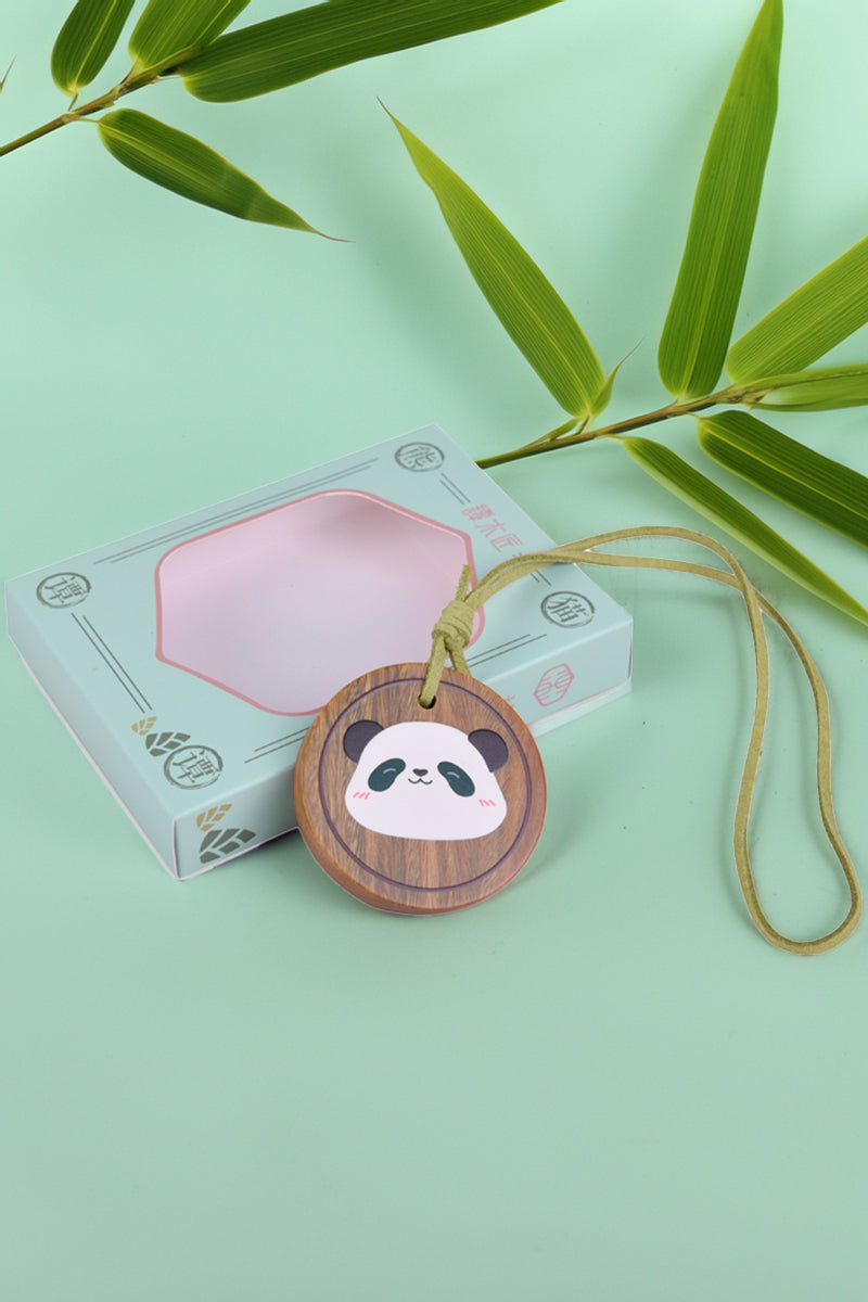 Panda Wooden Bag Charm - Cute Animal Keychain for Handbags, Backpacks & Luggage - Perfect Travel Accessory & Gift for Women