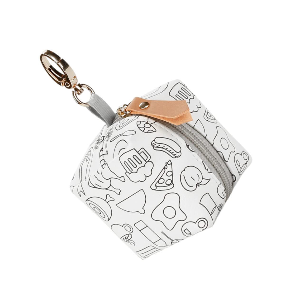 iBasenice Jewelry Organizer Bag for Travel - PU Leather Jewelry Storage Case with Hanging Pacifier Holder, Perfect for Baby Accessories & Jewelry Organization on the Go