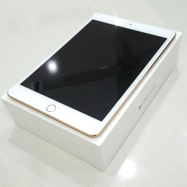 Apple iPad Mini 4 16GB 4G LTE Gold - Portable Tablet for Work, Travel & Entertainment | Fast Performance & Stunning Display