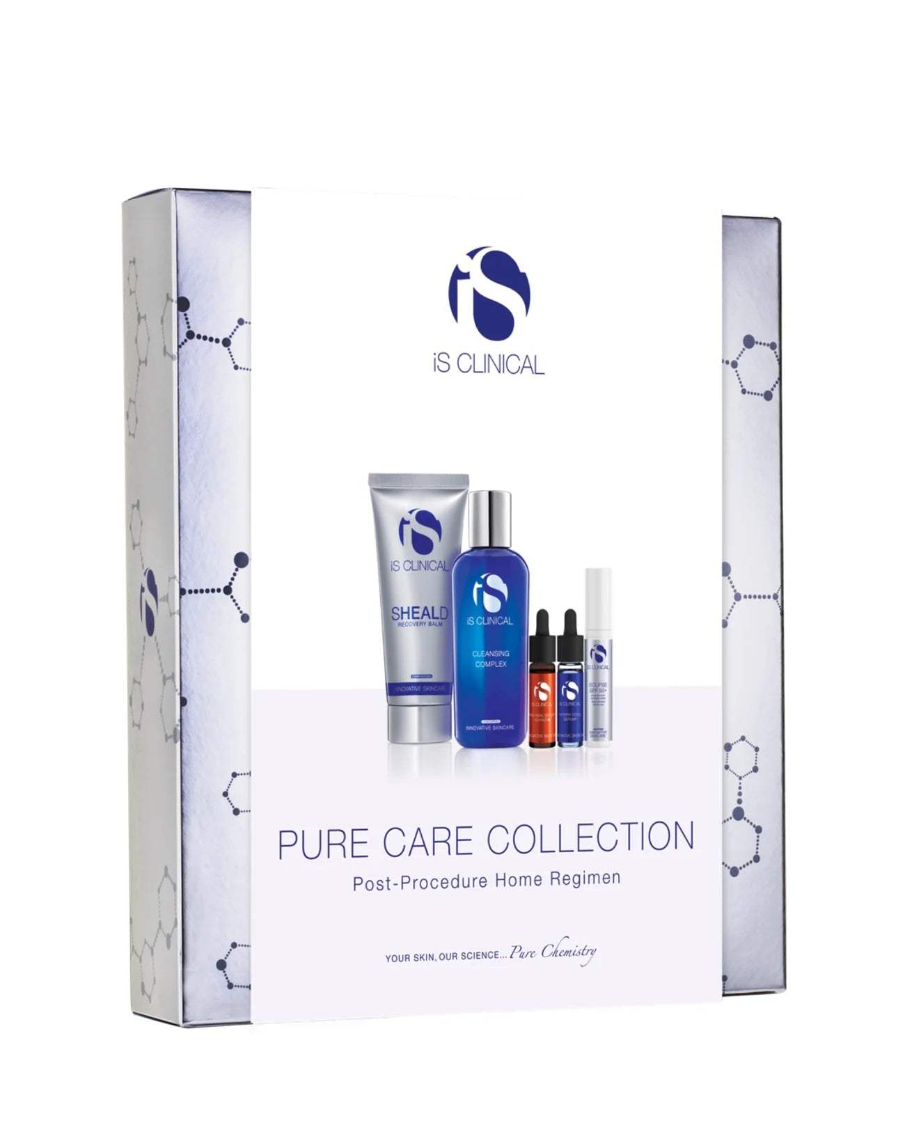 iS Clinical Pure Care Collection - Hydrating & Soothing Skincare Set for Sensitive Skin | Daily Face Moisturizer & Cleanser for Dry & Acne-Prone Skin | Perfect for Home & Travel Skincare Routine