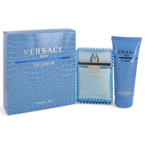 Versace Fraiche 2-Piece Cologne Gift Set for Men - Eau de Toilette Spray & After Shave Balm | Perfect for Birthday, Anniversary & Valentine's Day Gifts