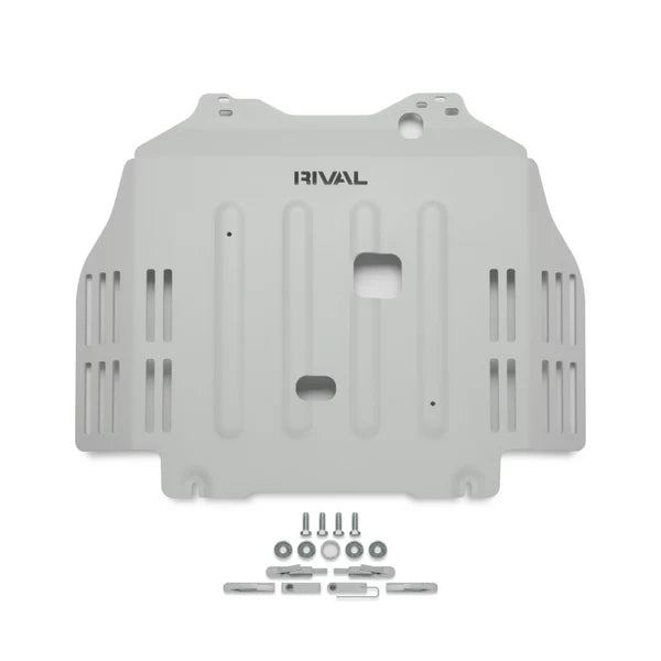 RIVAL 4X4 Heavy Duty Aluminum Transmission Skid Plate for 2024+ Toyota Tacoma Off-Road Protection - Perfect for Rock Crawling & Trail Adventures