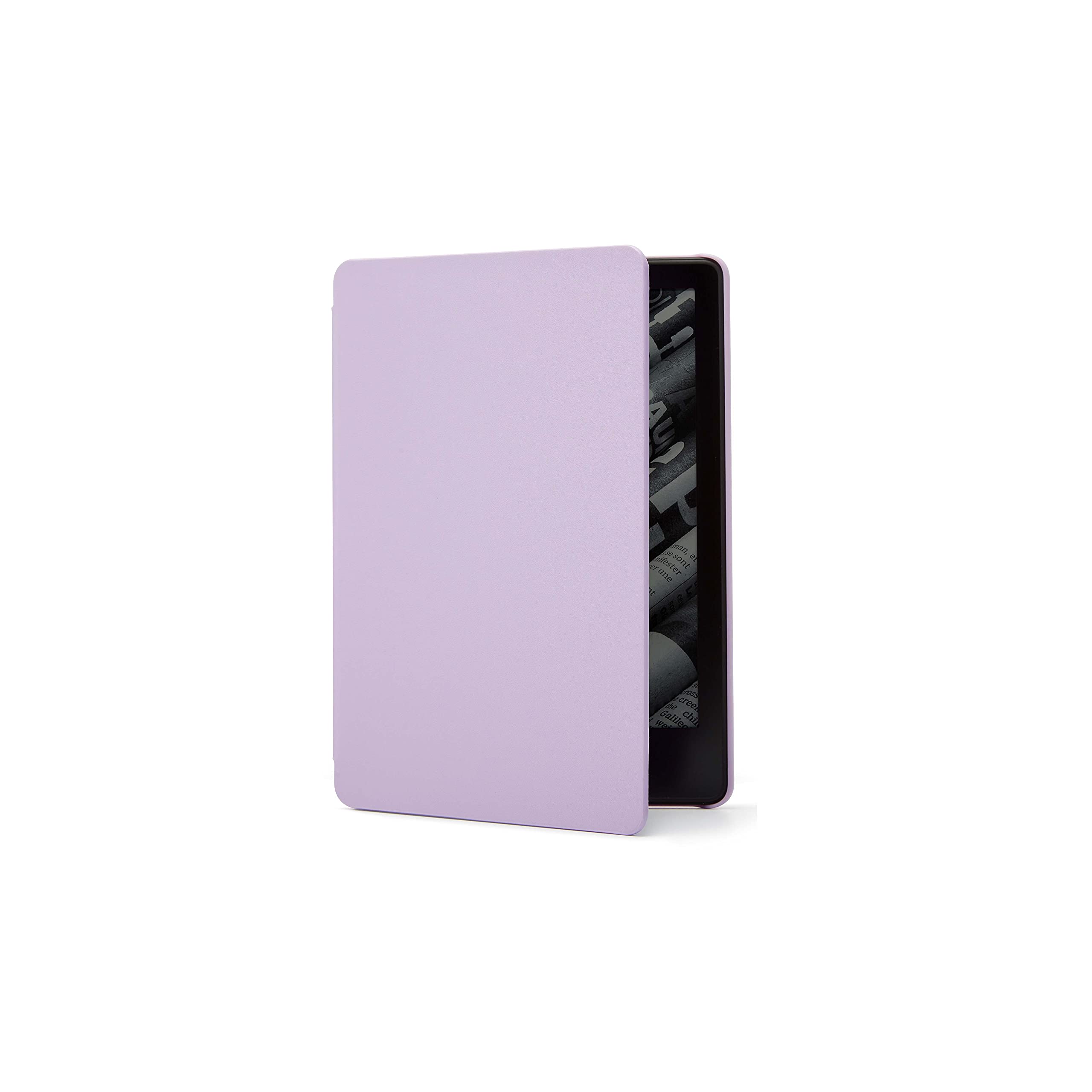 NuPro Premium Book Cover for Kindle Paperwhite 11th Generation (2021 Release) - Soft Lavender Protective Case with Auto Wake/Sleep - Perfect for Reading, Travel & Daily Commute
