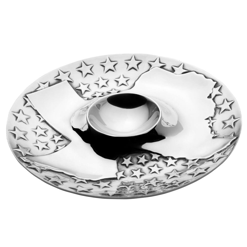 Texas Shaped Chip and Dip Serving Bowl with Stars - Perfect for Game Day, Parties, and Texas-Themed Events