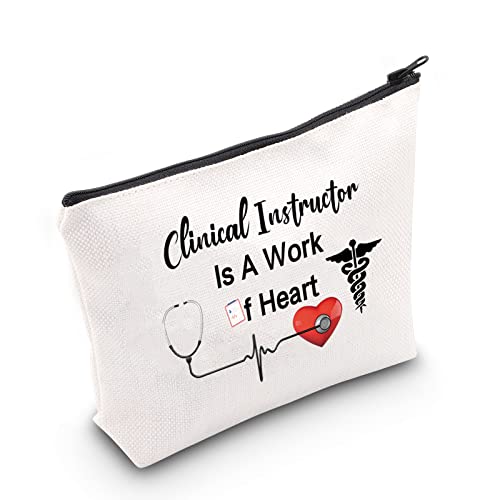 CMNIM Nursing Makeup Bag - Perfect Clinical Instructor & Nurse Teacher Gift - Waterproof Toiletry Bag for Travel & Daily Use - Great for Appreciation Gifts & Medical Professionals