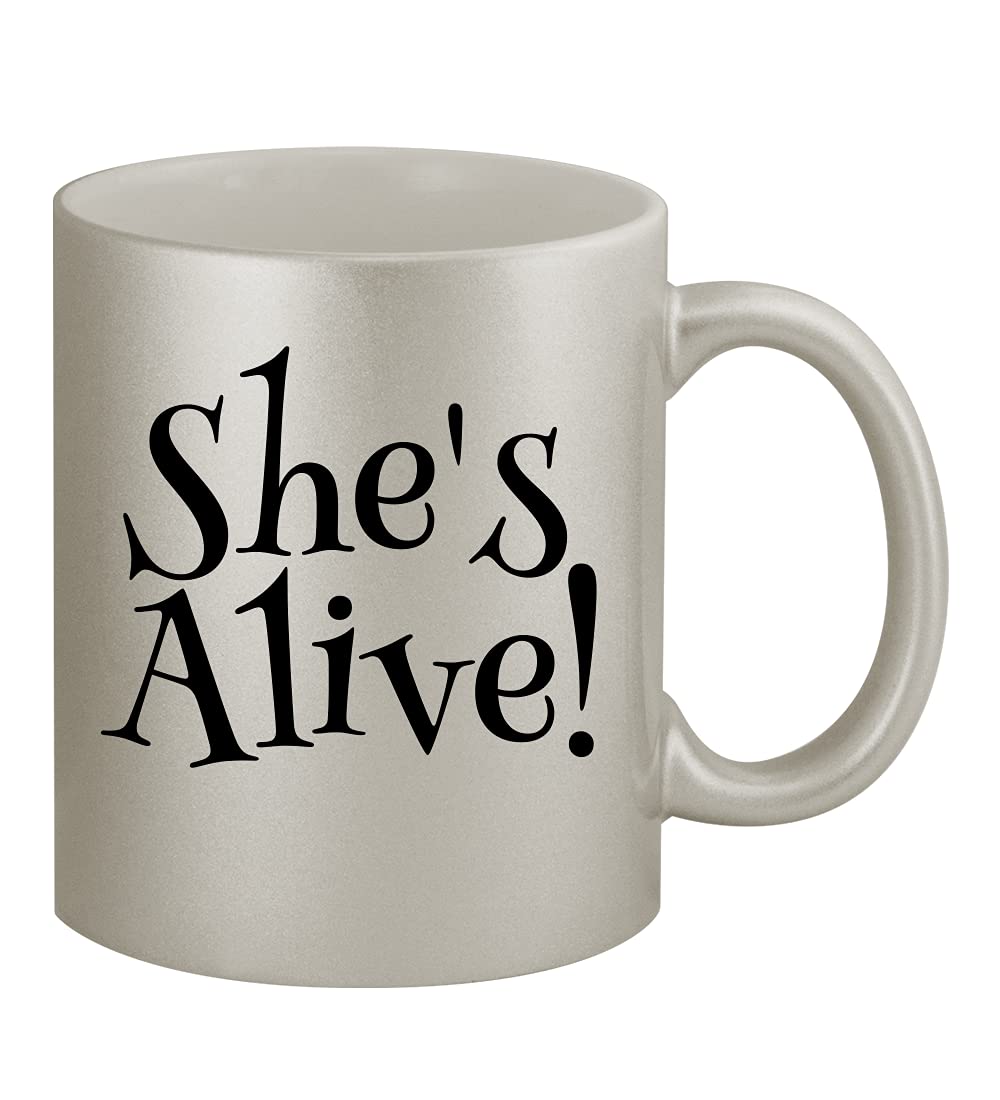 11oz Ceramic Silver Coffee Mug - Elegant & Durable for Home, Office, or Gift - Perfect for Hot & Cold Beverages