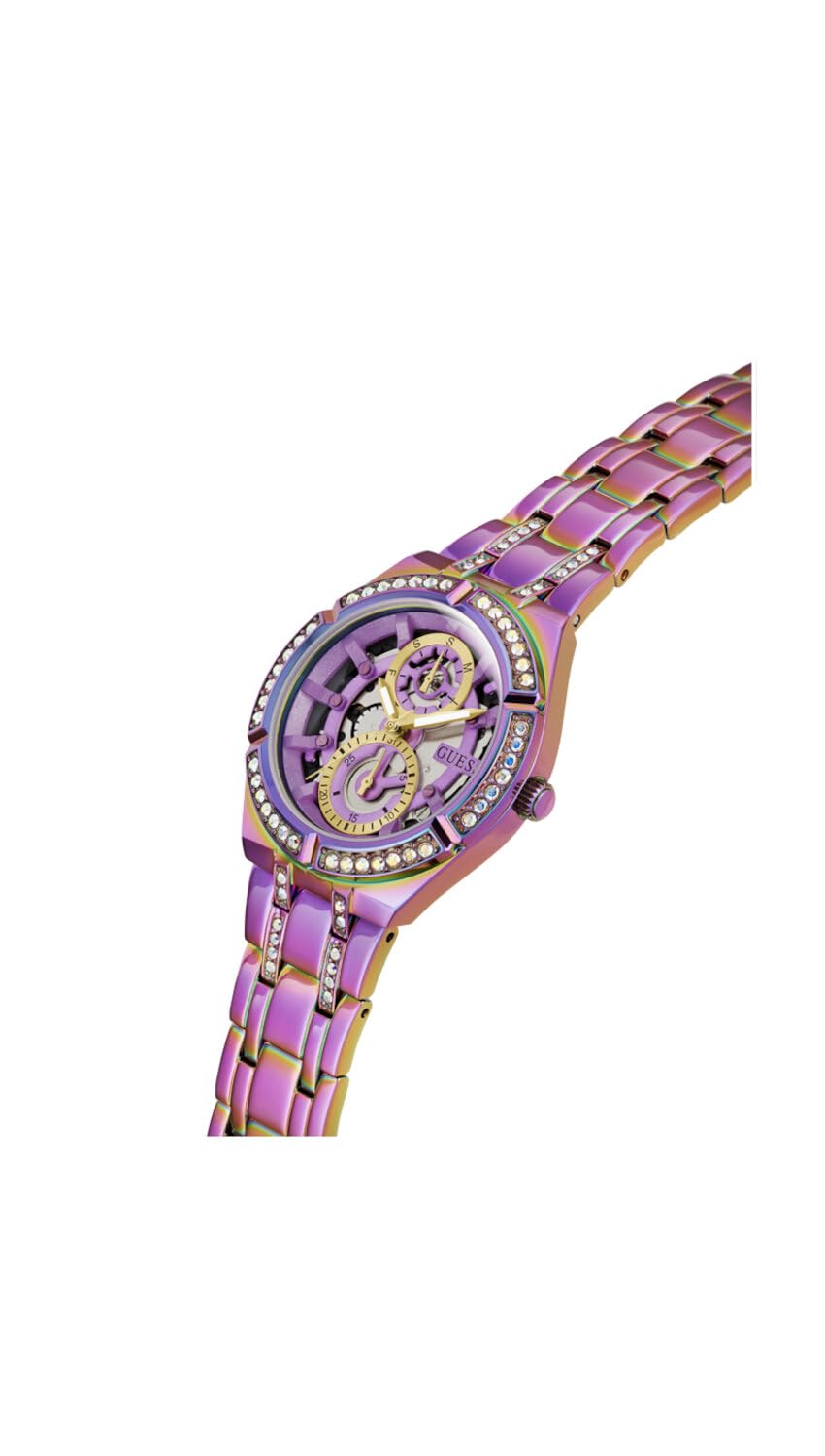 GUESS Women's 36mm Fashion Watch with Stainless Steel Band - Elegant Analog Wristwatch for Women, Perfect for Office, Party & Everyday Wear