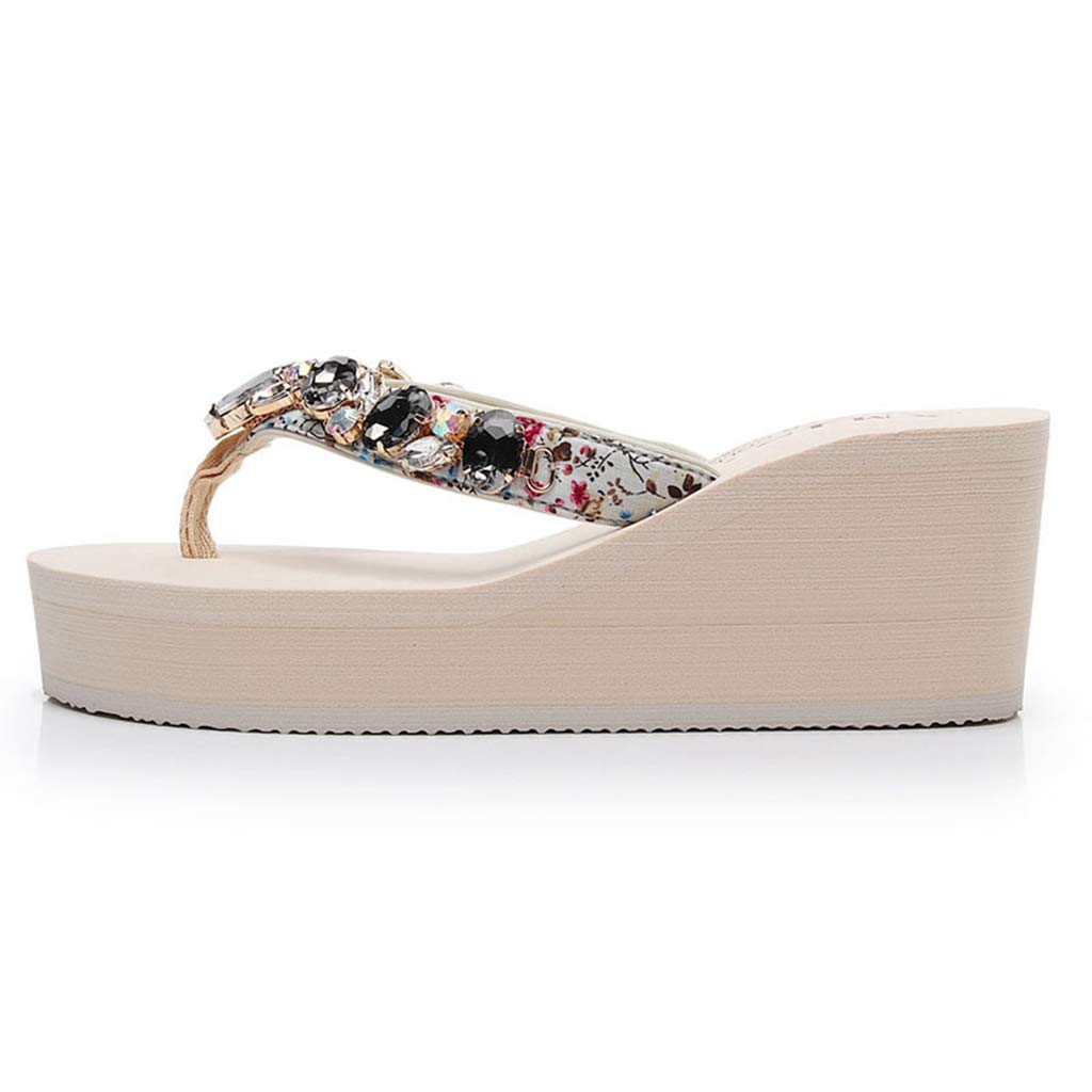 Mioke Women's Comfortable Slide Sandals - Soft Cushioned Slippers for Indoor/Outdoor Use - Perfect for Home, Beach, Pool & Lounge Wear