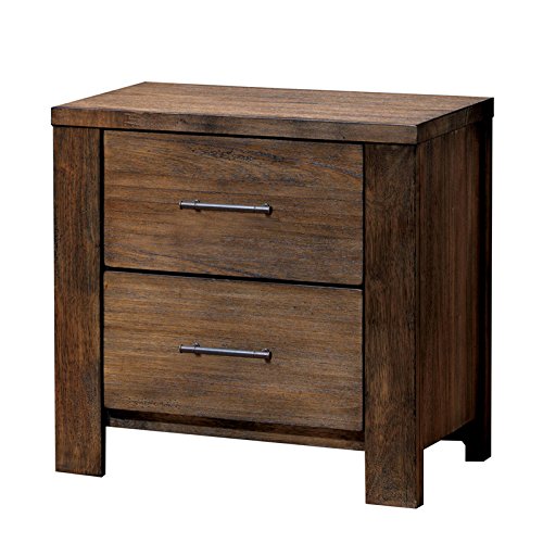 Elkton Traditional Oak Finish Queen Size 6-Piece Bedroom Set - Classic Wood Bedroom Furniture for Master Suite, Guest Room & Home Decor | Includes Bed, Nightstands & Dresser