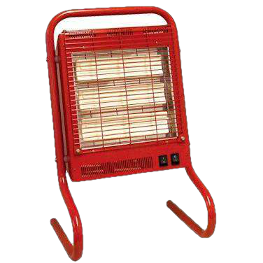 Ebac QZC1500 Ceramic Infrared Space Heater - Portable Electric Heater for Home, Office & Indoor Use - Energy Efficient & Quiet Heating Solution