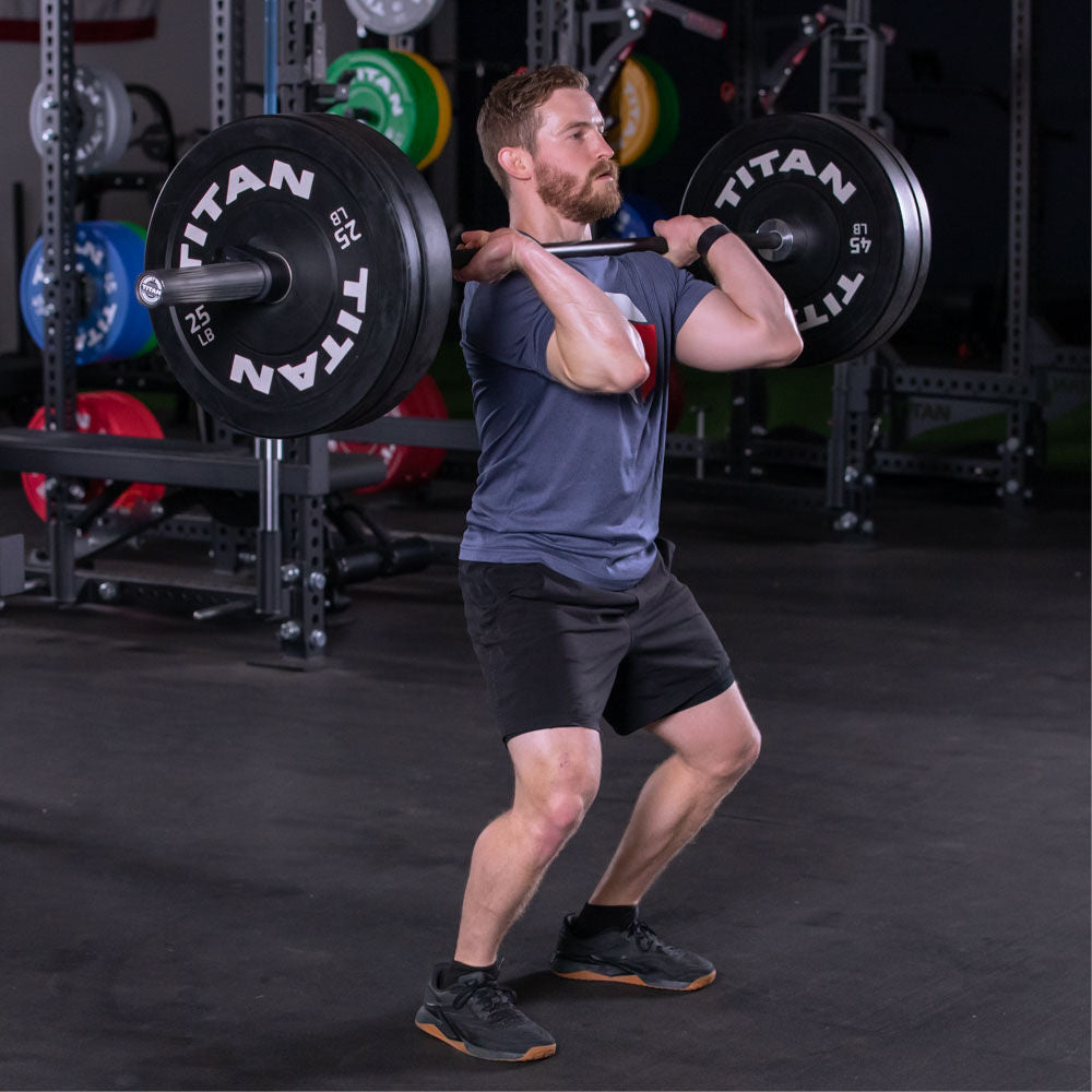 35 LB Single Economy Bumper Plate - Durable Rubber Weight Plate for CrossFit, Powerlifting & Home Gym Workouts - Scratch and Dent Discount