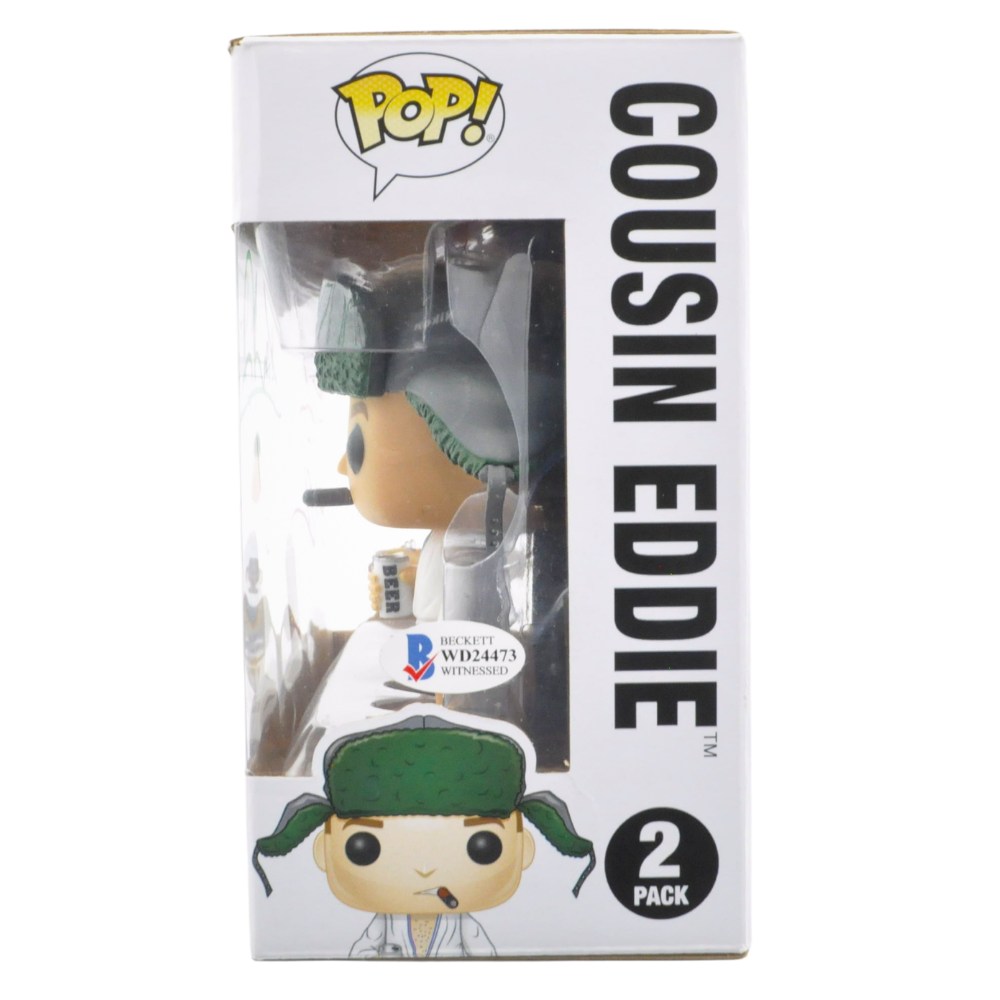 Chevy Chase & Randy Quaid Dual Signed Pop - Clark Griswold & Cousin Eddie Christmas Vacation Funko Pop 2-Pack | Authentic Autograph Collectible for Movie Fans & Holiday Decor