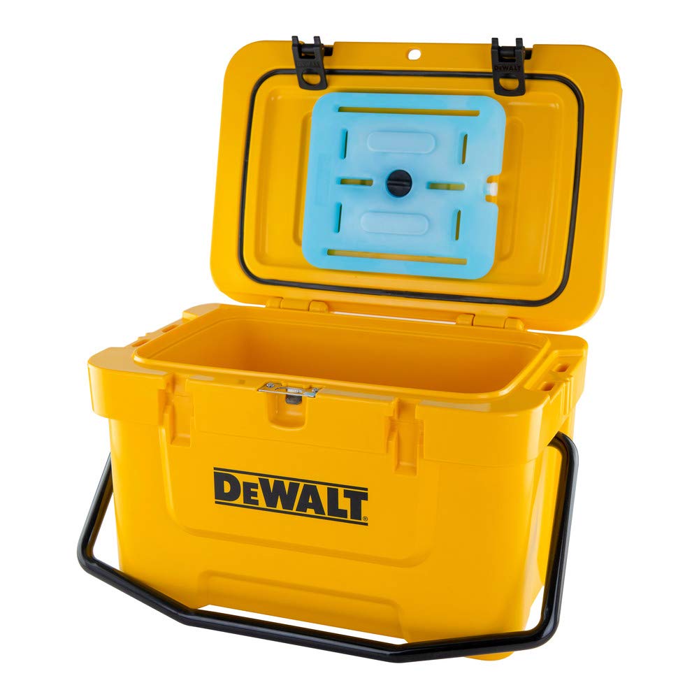 **DEWALT DXC2501 25-Quart Roto-Molded Lunchbox Cooler with 10-Quart Ice Pack Cooler Combo - Perfect for Work, Camping, and Outdoor Adventures**