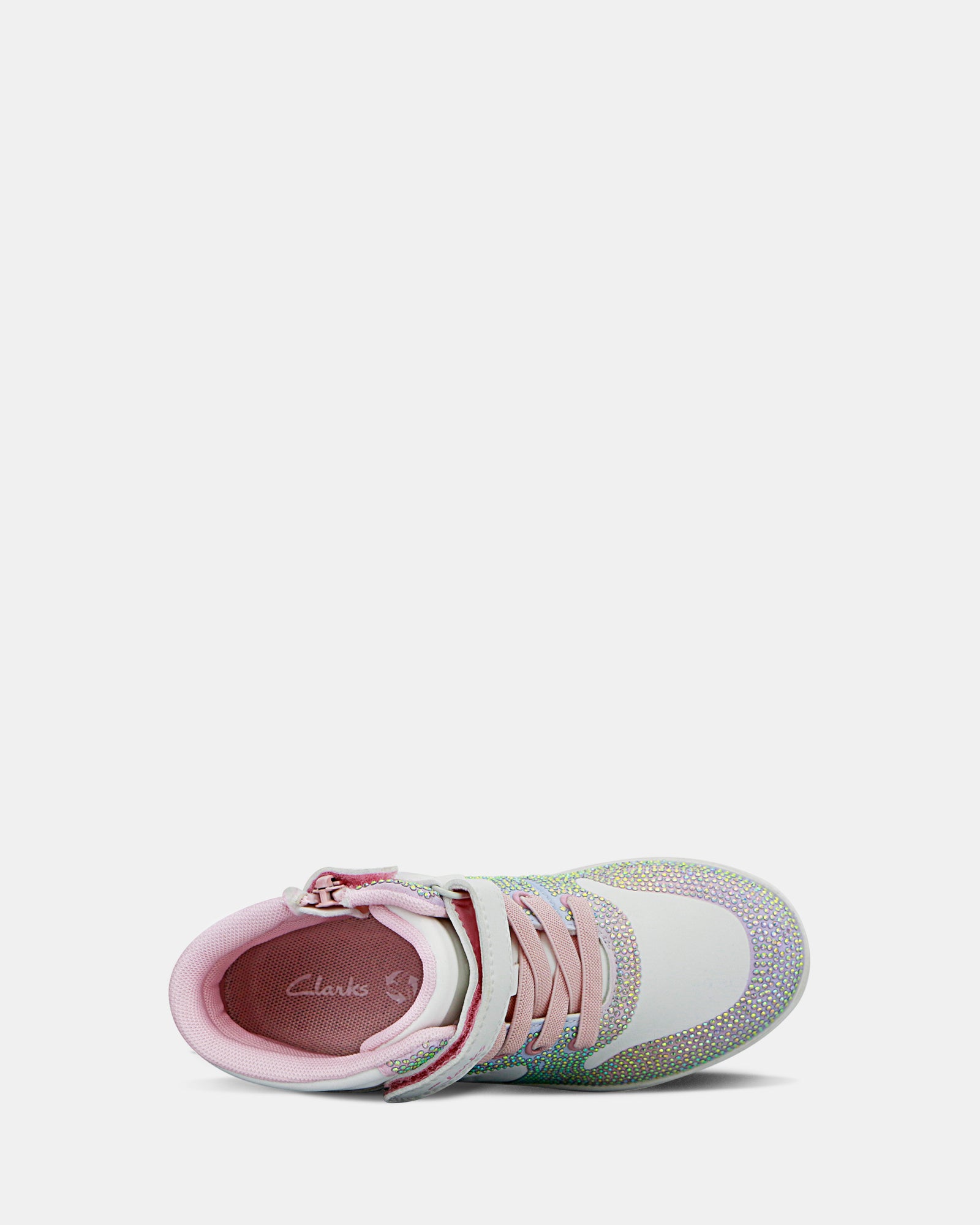 Danika Hi White/Rainbow Sneakers - Trendy High-Top Fashion Shoes for Women & Girls | Perfect for Casual Wear, Street Style & Everyday Comfort