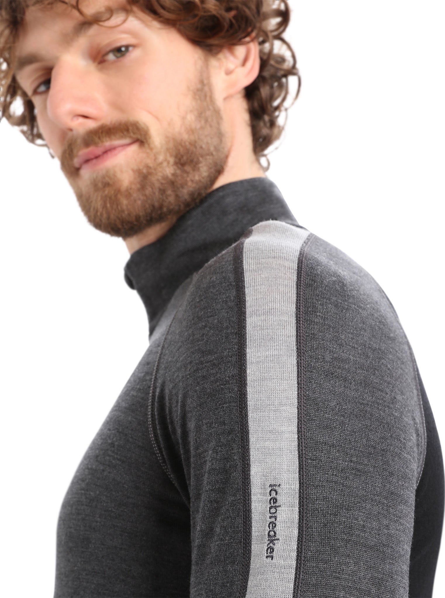 260 ZoneKnit Merino Wool Long Sleeve Half Zip Thermal Base Layer Top for Men - Warm Winter Outdoor Hiking & Skiing Performance Shirt