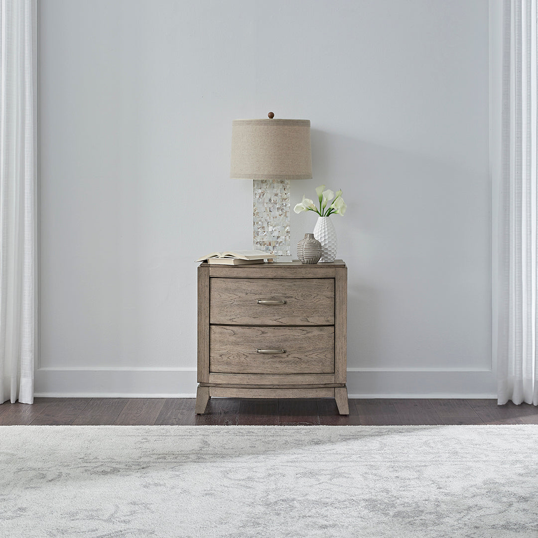Modern Wooden Nightstand with Drawer - Stylish Bedside Table for Bedroom, Living Room, or Office - Perfect for Storage and Decor
