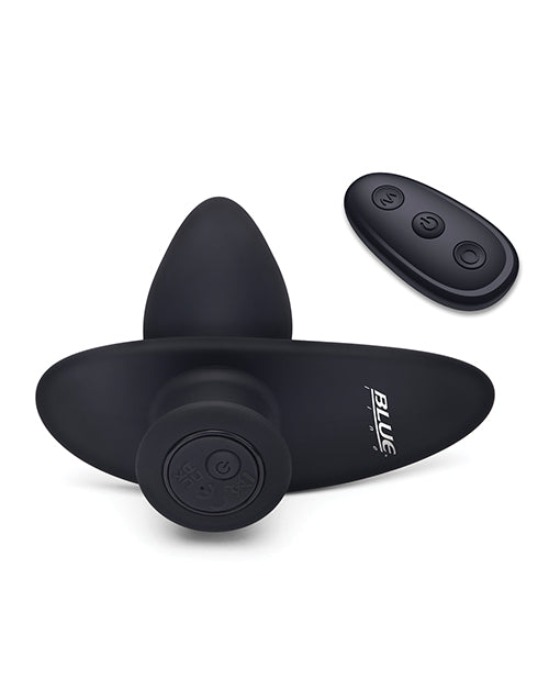 Remote Control Blue Line Pointer Silicone Deep Drilling Butt Plug - Black | Adult Toy for Couples Play, Solo Pleasure & BDSM Exploration