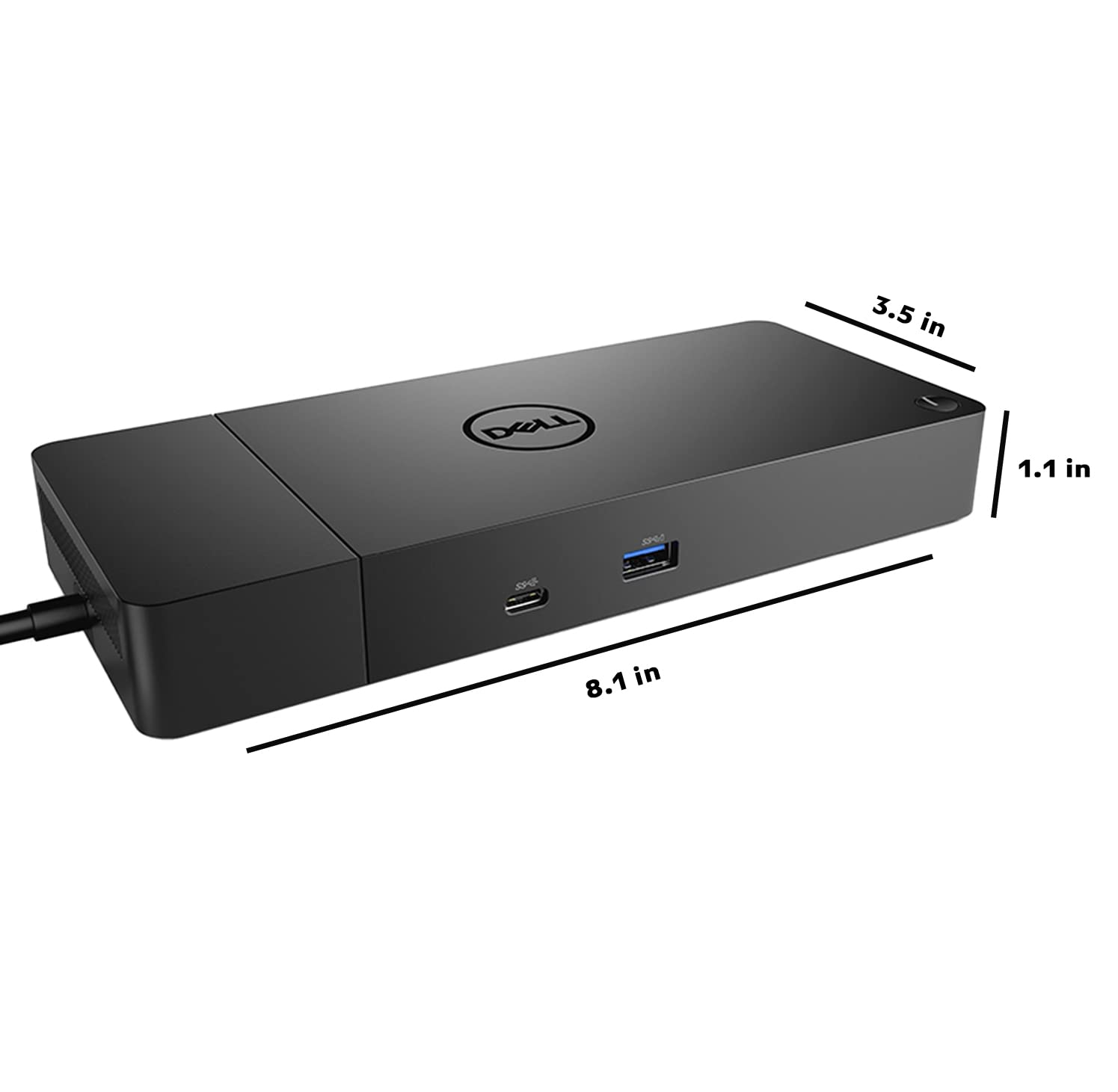 Dell WD19S Docking Station with 130W Power Adapter & 90W Power Delivery - USB-C Hub with HDMI, Dual DisplayPort for Laptop (WD19S130W) - Premium Dock Solution for Home Office, Remote Work & Multi-Monitor Setup