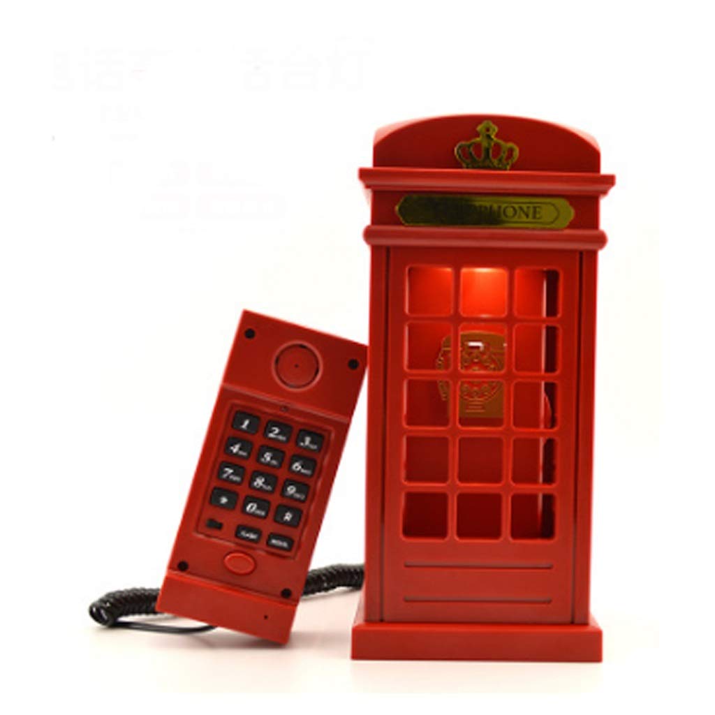 Vintage Retro Corded Wall-Mounted Telephone with Caller ID - Classic Home & Office Landline Phone for Kitchen, Bedroom, or Workspace Decor