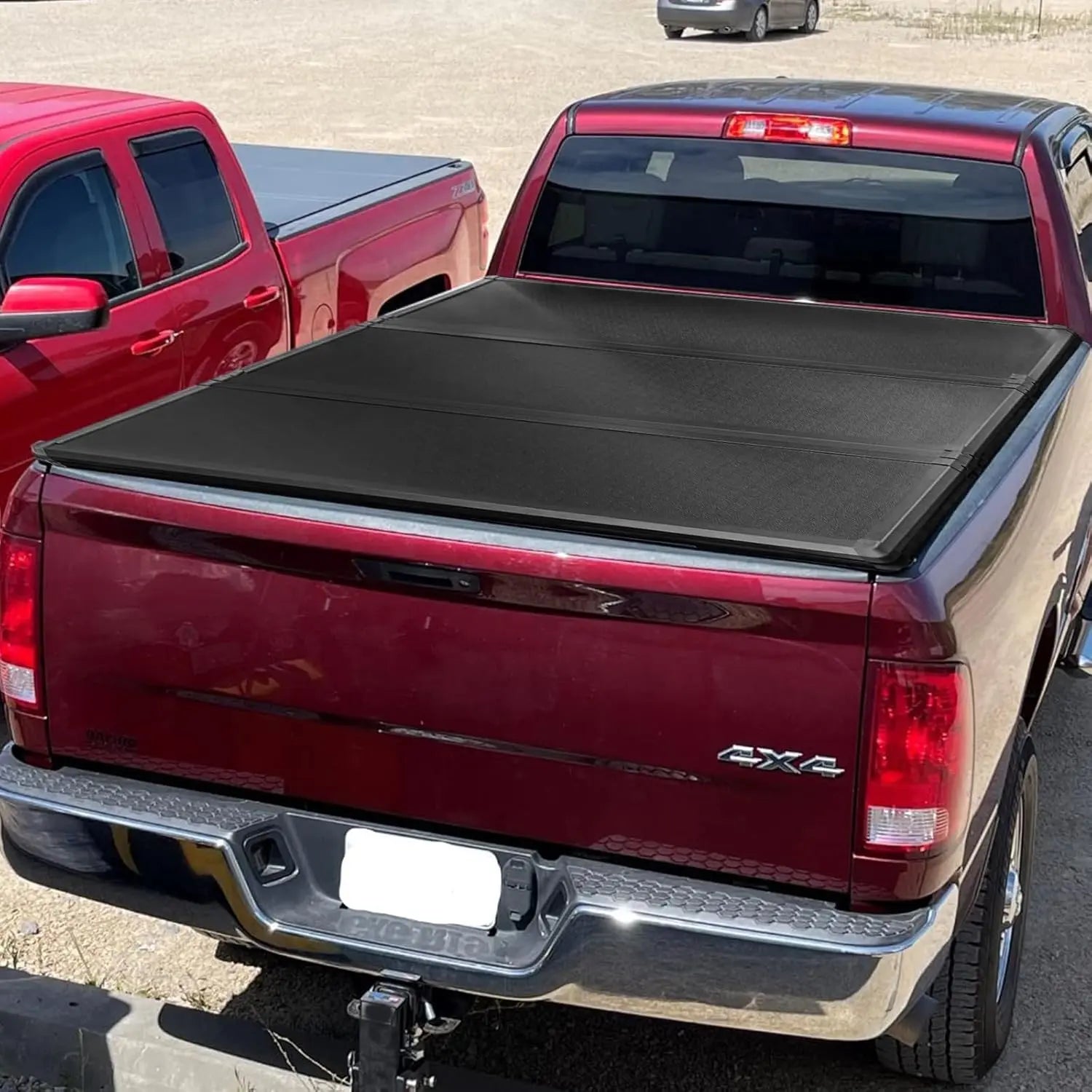 WEIZE Hard Tri-Fold Truck Bed Tonneau Cover for 2016-2024 Toyota Tacoma 5' Bed (60